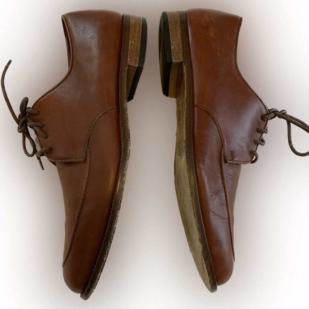 E.T. Wright Mens Italian Brown Leather Shoe size 11 B - Picture 3 of 4